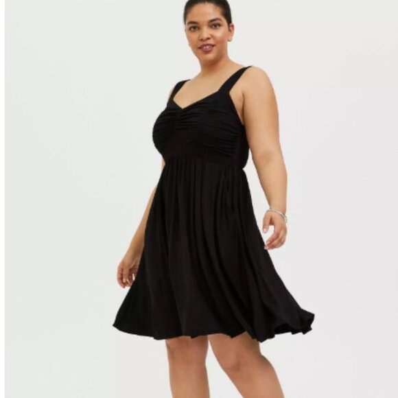 Torrid Mini Super Soft Skater Dress with pockets - Picture 1 of 5
